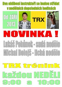 TRX v neděli dopoledne s Michalem a Lukášem!!